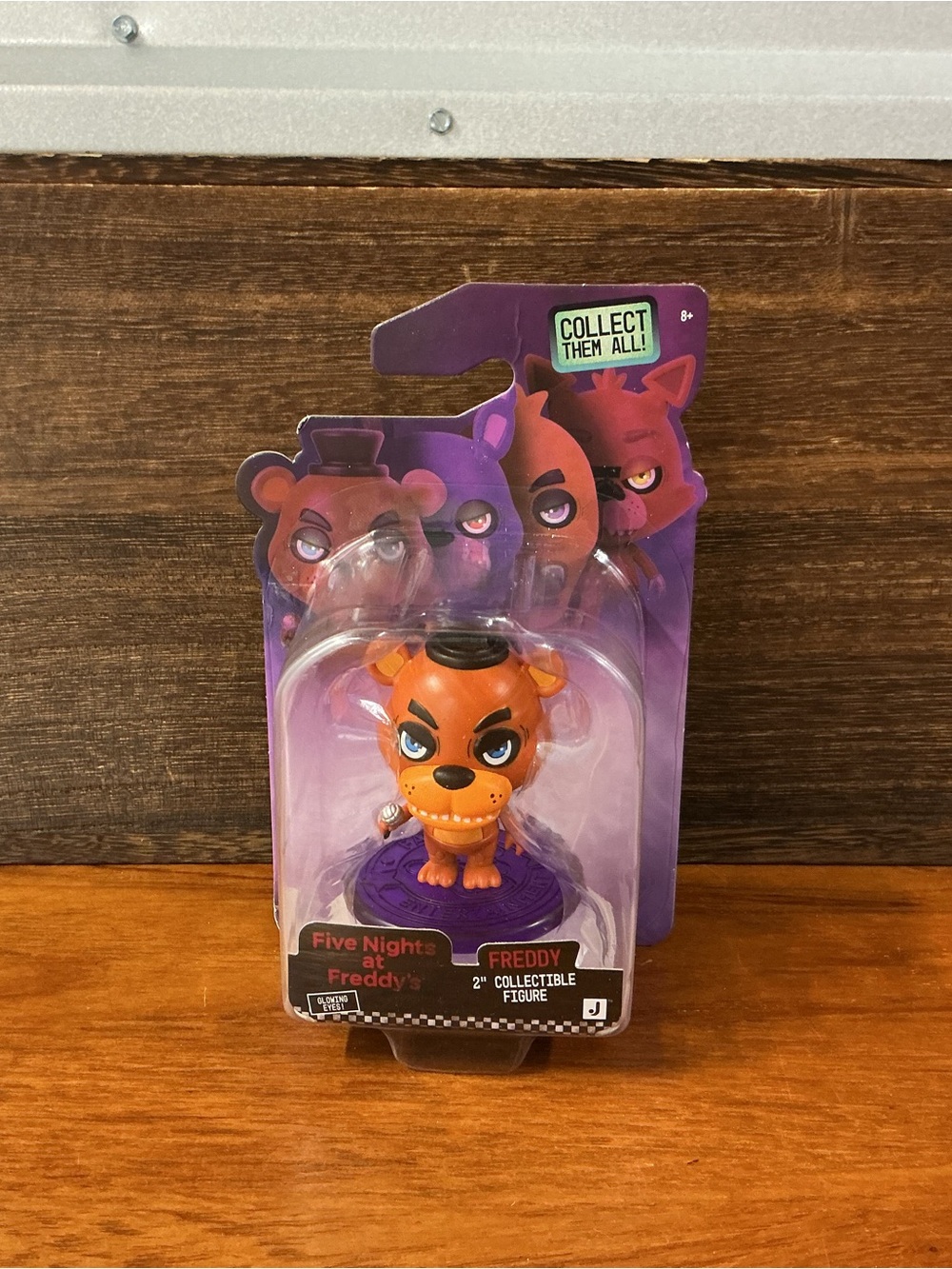 Jazwares Five Nights at Freddy's Freddy 2" Collectible Figure Glowing Eyes
